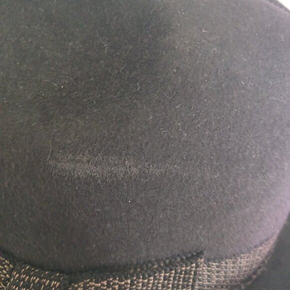 Vintage MALLORY Sam Snead Hat Fedora Style 6 7/8 Black Made in Canada Lined - Picture 11 of 16